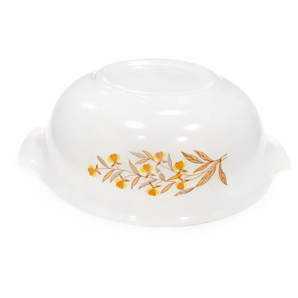 Vintage Glasbake J-2356 Cinderella Mixing Bowl 9